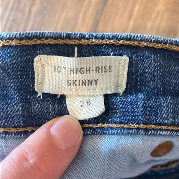 Women's Blue Skinny Jeans - Picture 5 of 5